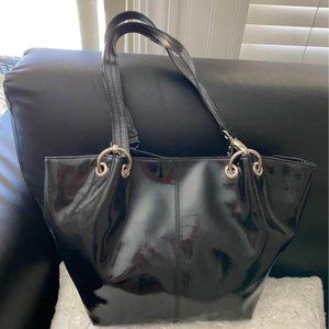 NINE WEST Black Patent Handbag